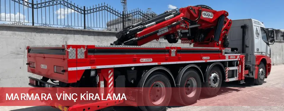 Marmara İlçemi Vinç Kiralama